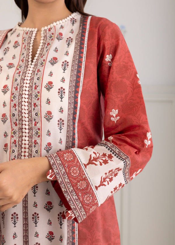 Embroidered Lawn Shirt Shalwar Dupatta
