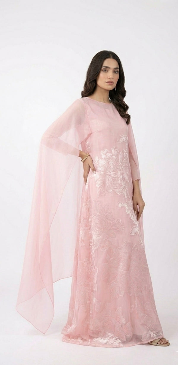 Baby pink maxi