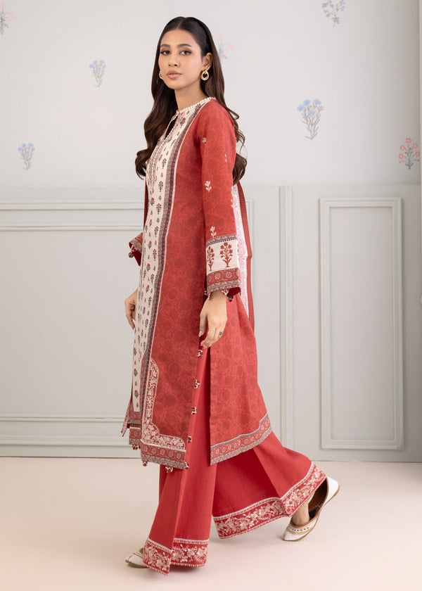 Embroidered Lawn Shirt Shalwar Dupatta