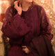 Royal Plum 3 Piece Embroidered Suit