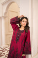 Majestic Magenta | 2-Piece Stitched Embroidered Suit