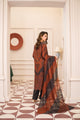 Caramel Dusk | 3-Piece Stitched Printed kaftan