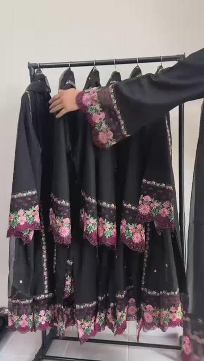 Black beauty 3-Piece Embroidered Collection